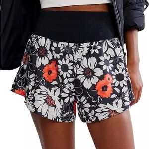 FP Movement Tuxedo Daisy Print Shorts